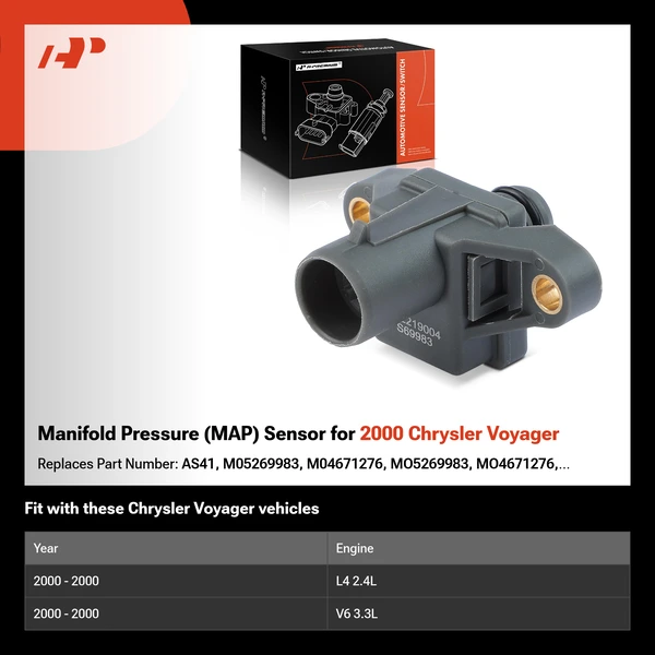Manifold Pressure (MAP) Sensor for 2000 Chrysler Voyager