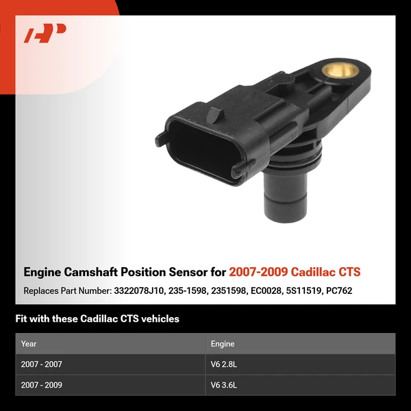 Engine Camshaft Position Sensor for 2007-2009 Cadillac CTS
