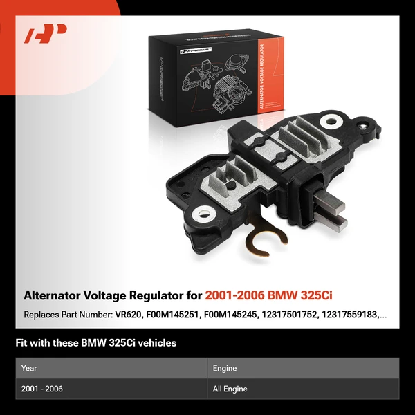Alternator Voltage Regulator for 2001-2006 BMW 325Ci