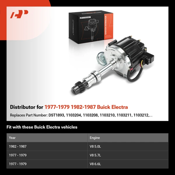 Distributor for 1977-1979 1982-1987 Buick Electra