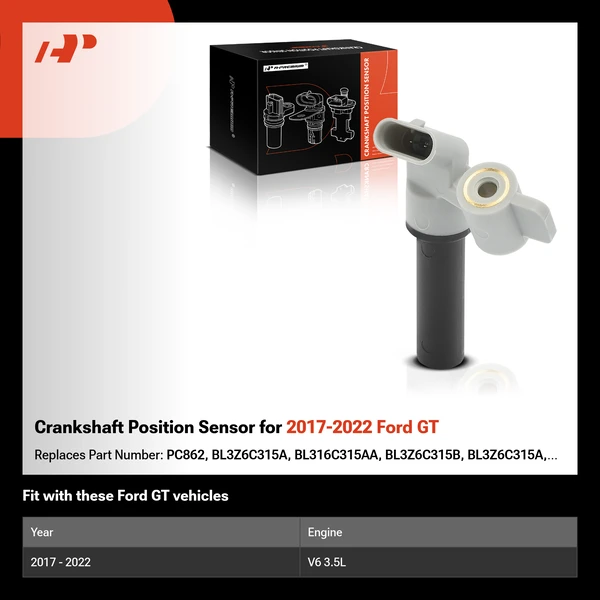 Crankshaft Position Sensor for 2017-2022 Ford GT