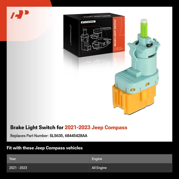 Brake Light Switch for 2021-2023 Jeep Compass