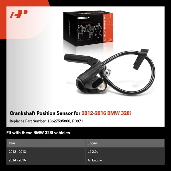Crankshaft Position Sensor for 2012-2016 BMW 328i