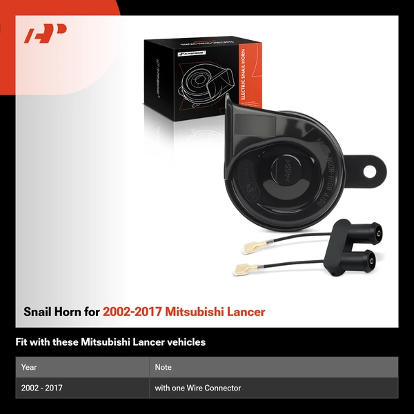 Snail Horn for 2002-2017 Mitsubishi Lancer