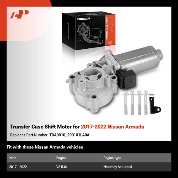 Transfer Case Shift Motor for 2017-2022 Nissan Armada