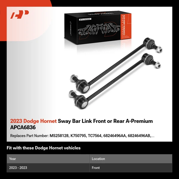 2023 Dodge Hornet Sway Bar Link Front or Rear A-Premium APCA6836