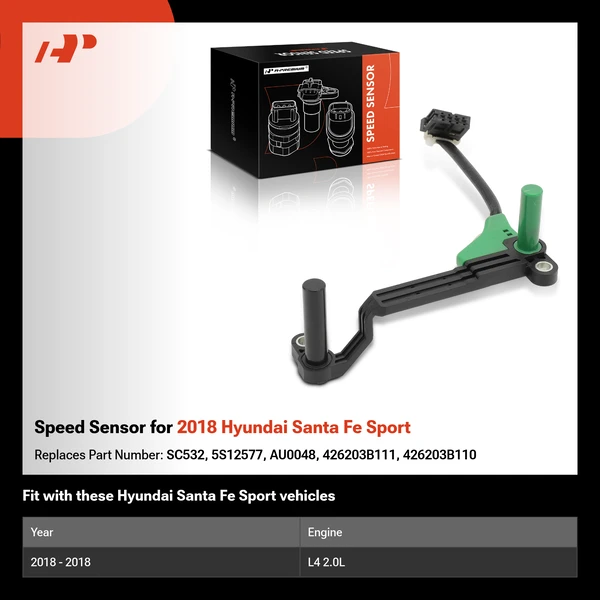 Speed Sensor for 2018 Hyundai Santa Fe Sport