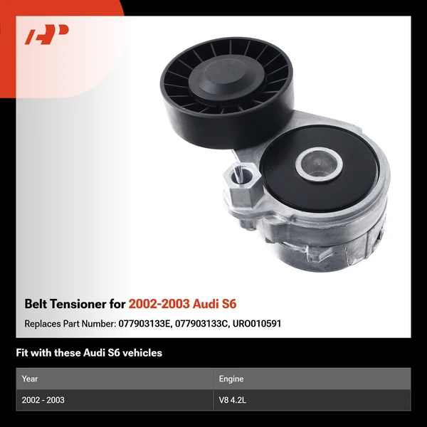 Belt Tensioner for 2002-2003 Audi S6