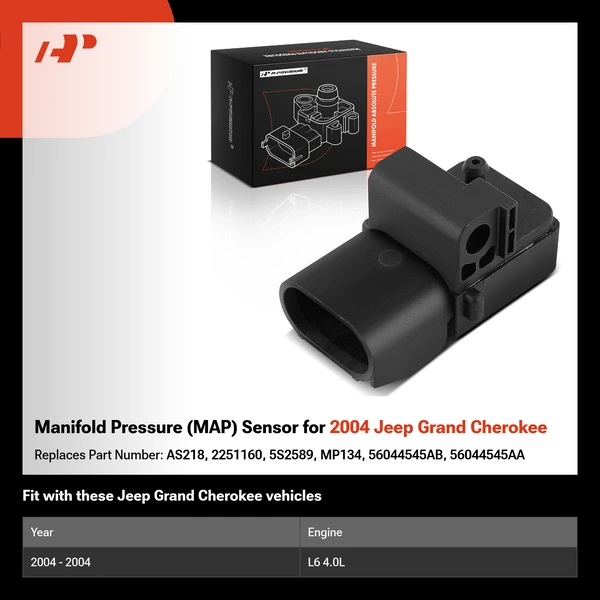 Manifold Pressure (MAP) Sensor for 2004 Jeep Grand Cherokee