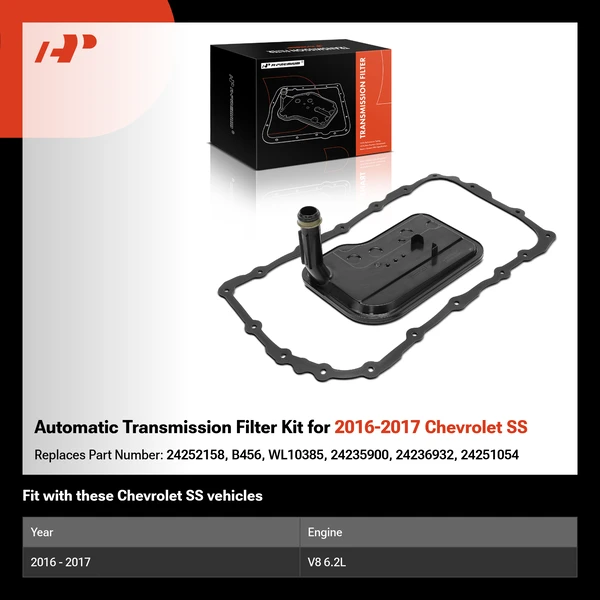 Automatic Transmission Filter Kit for 2016-2017 Chevrolet SS