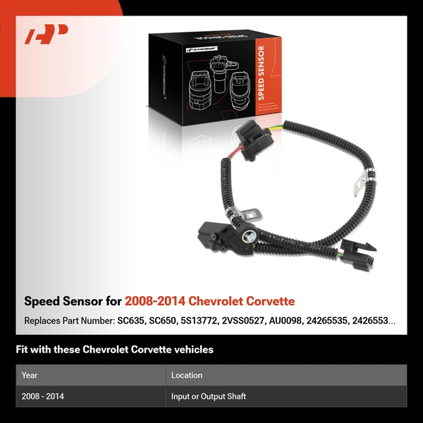 Speed Sensor for 2008-2014 Chevrolet Corvette