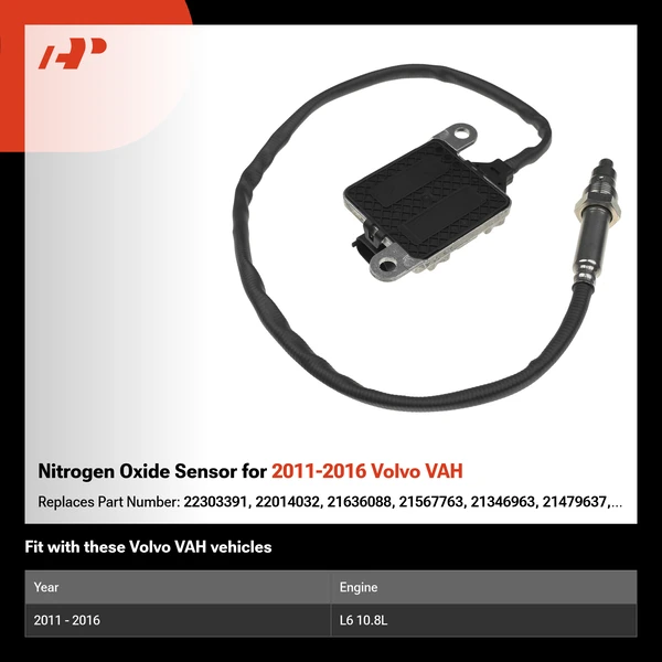 Nitrogen Oxide Sensor for 2011-2016 Volvo VAH