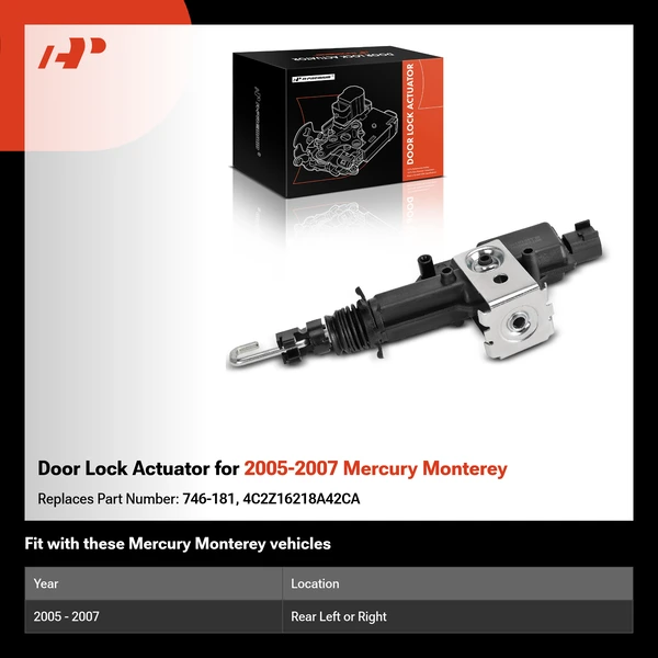 Door Lock Actuator for 2005-2007 Mercury Monterey