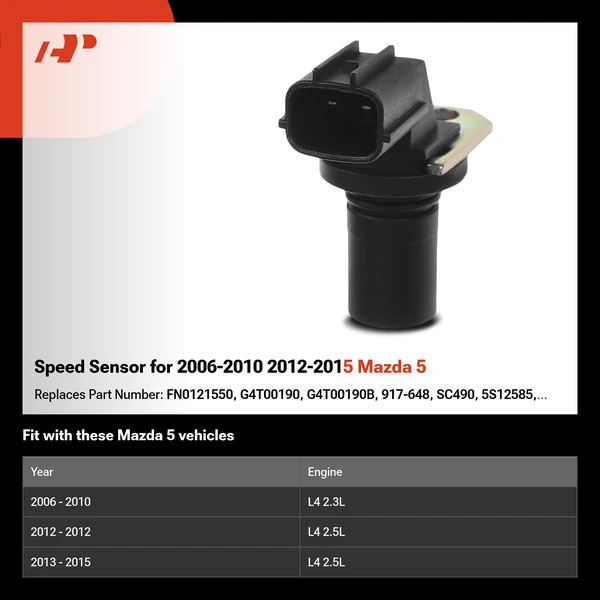 Speed Sensor for 2006-2010 2012-2015 Mazda 5