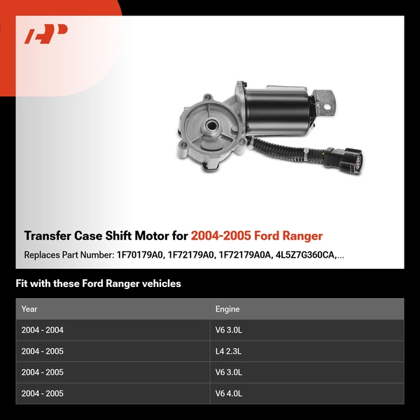 Transfer Case Shift Motor for 2004-2005 Ford Ranger