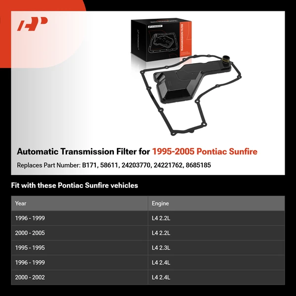 Automatic Transmission Filter for 1995-2005 Pontiac Sunfire