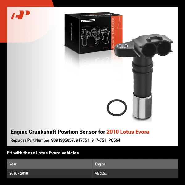 Engine Crankshaft Position Sensor for 2010 Lotus Evora