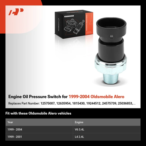 Engine Oil Pressure Switch for 1999-2004 Oldsmobile Alero