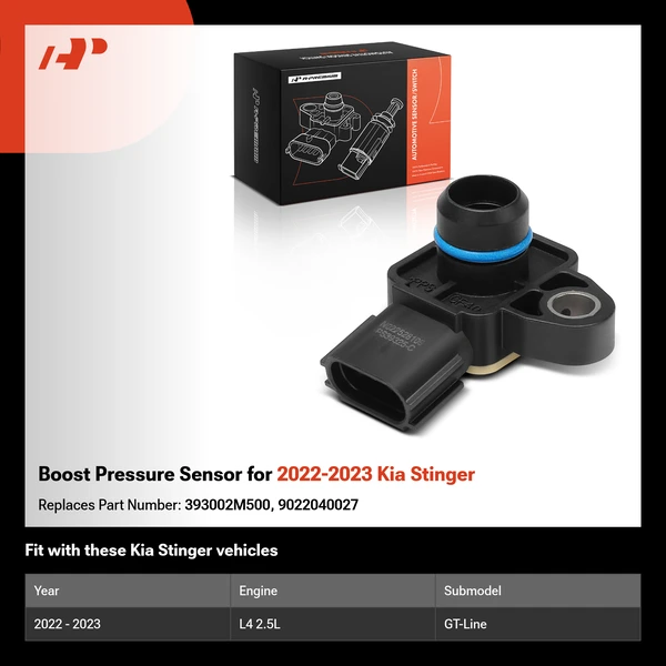 Boost Pressure Sensor for 2022-2023 Kia Stinger