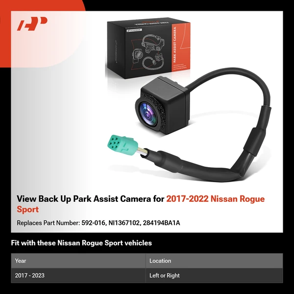 View Back Up Park Assist Camera for 2017-2022 Nissan Rogue Sport