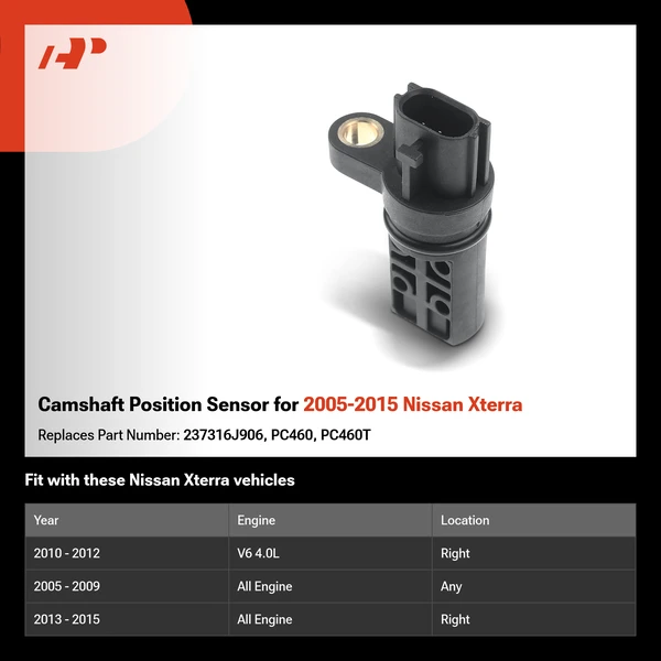 Camshaft Position Sensor for 2005-2015 Nissan Xterra