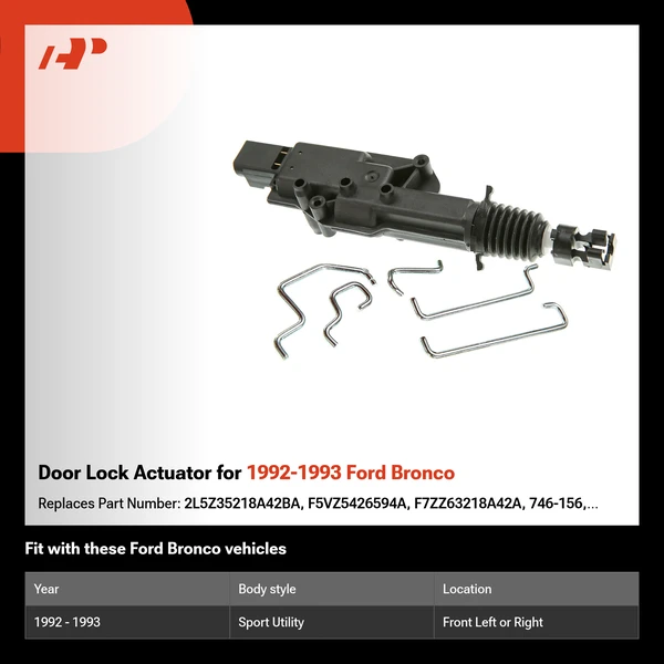 Door Lock Actuator for 1992-1993 Ford Bronco