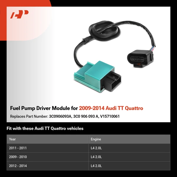Fuel Pump Driver Module for 2009-2014 Audi TT Quattro