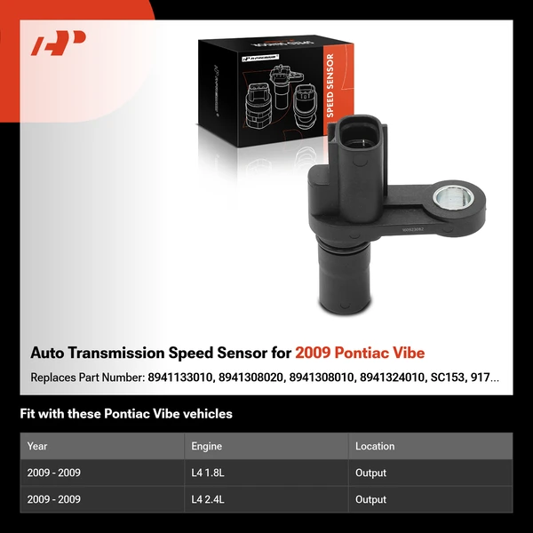 Auto Transmission Speed Sensor for 2009 Pontiac Vibe