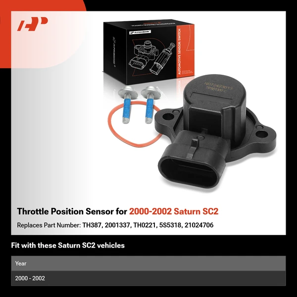 Throttle Position Sensor for 2000-2002 Saturn SC2