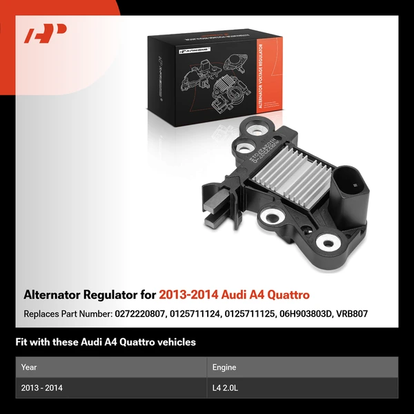 Alternator Regulator for 2013-2014 Audi A4 Quattro