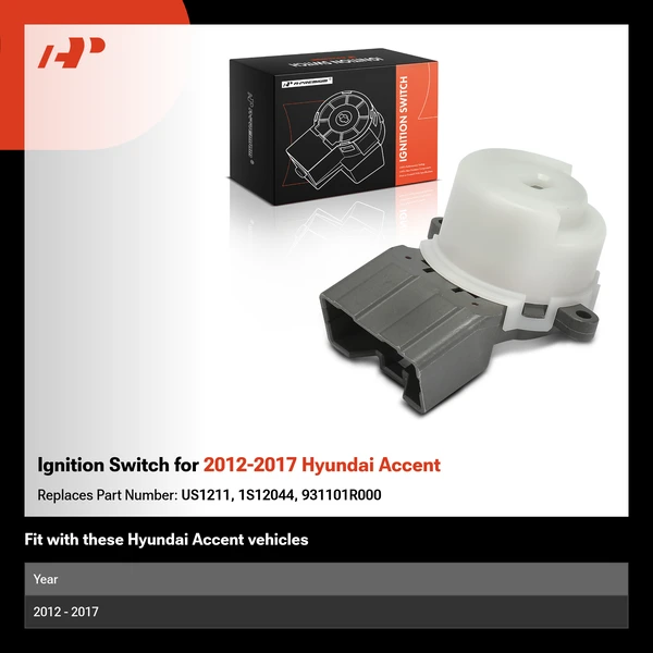 Ignition Switch for 2012-2017 Hyundai Accent