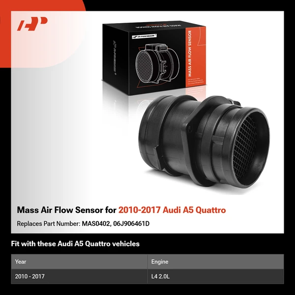 Mass Air Flow Sensor for 2010-2017 Audi A5 Quattro