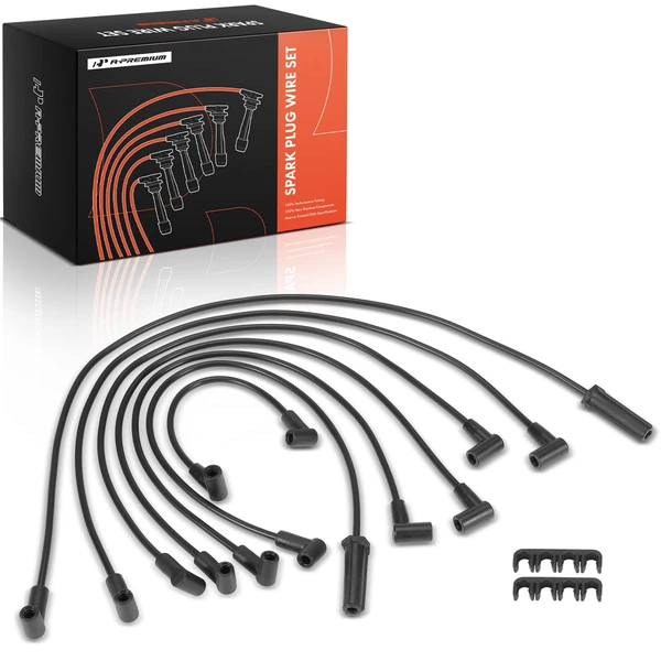 7 Pcs Spark Plug Wire Set for 1988-1991 Chevrolet K1500