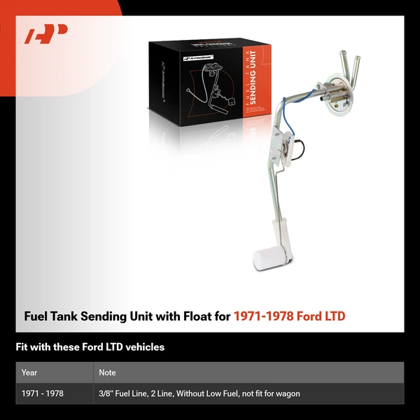 Fuel Tank Sending Unit with Float for 1971-1978 Ford LTD