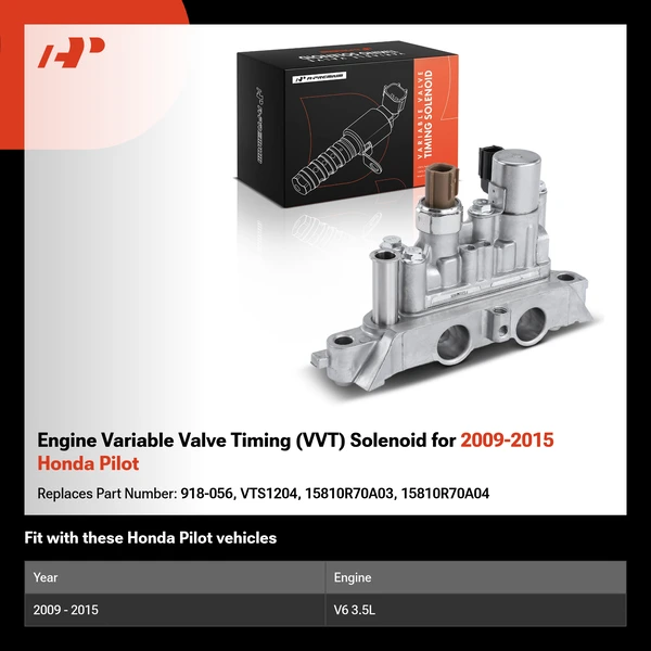 Engine Variable Valve Timing (VVT) Solenoid for 2009-2015 Honda Pilot
