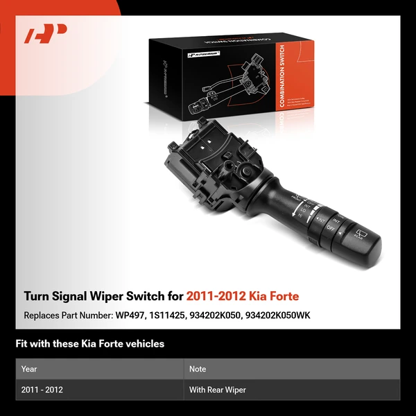 Turn Signal Wiper Switch for 2011-2012 Kia Forte