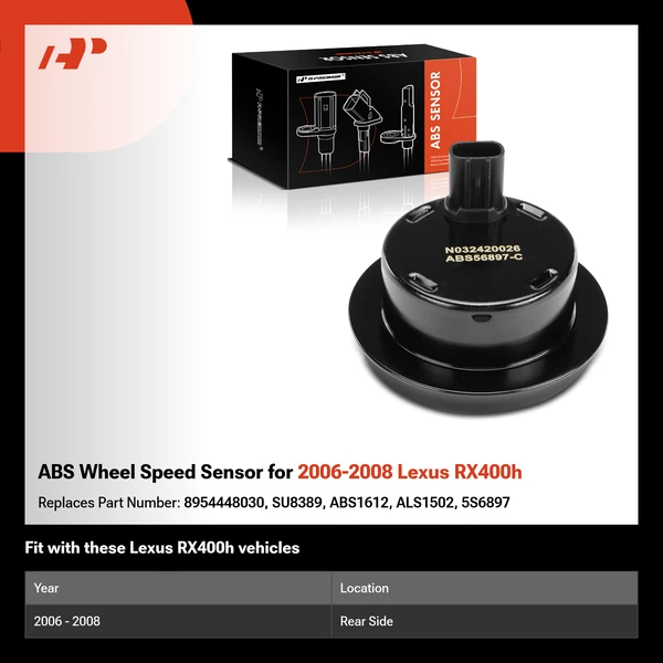 ABS Wheel Speed Sensor for 2006-2008 Lexus RX400h