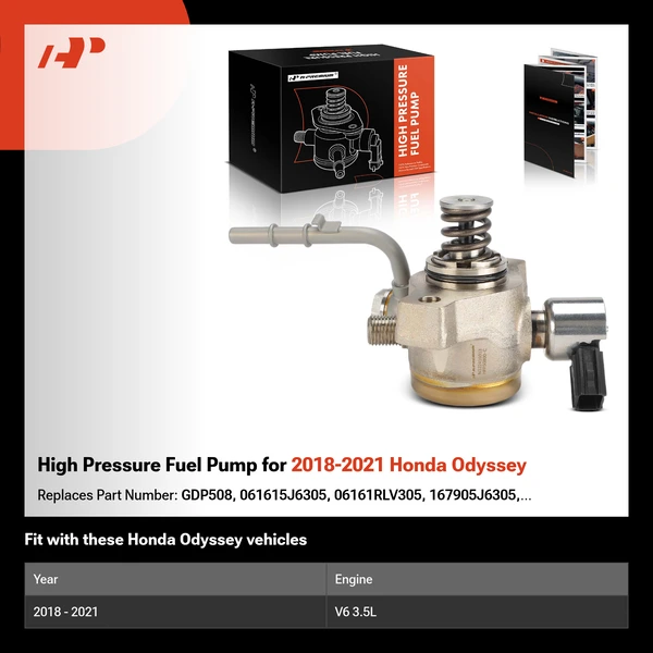 High Pressure Fuel Pump for 2018-2021 Honda Odyssey