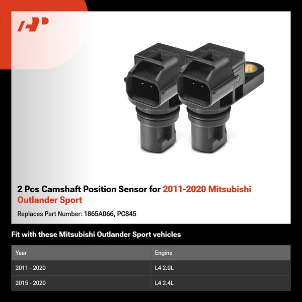 2 Pcs Camshaft Position Sensor for 2011-2020 Mitsubishi Outlander Sport