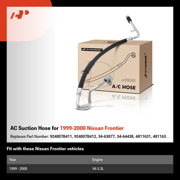 AC Suction Hose for 1999-2000 Nissan Frontier