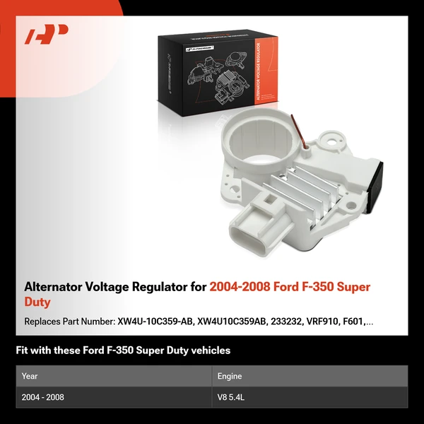 Alternator Voltage Regulator for 2004-2008 Ford F-350 Super Duty