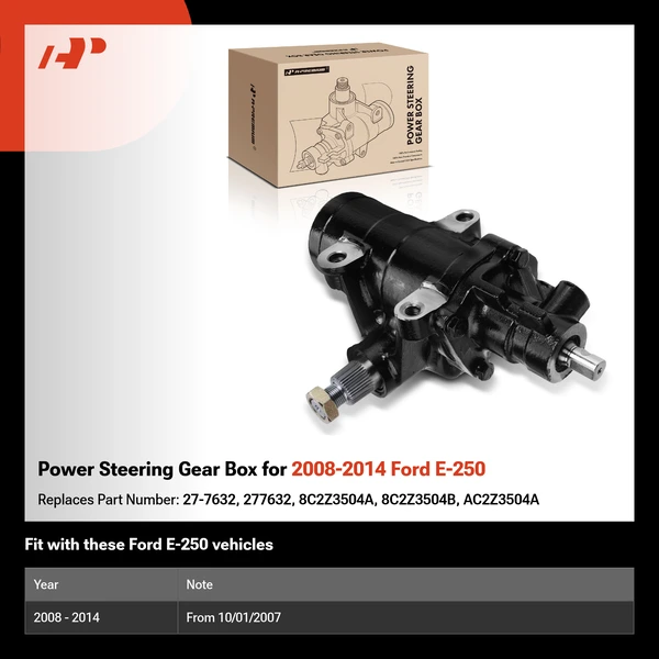 Power Steering Gear Box for 2008-2014 Ford E-250