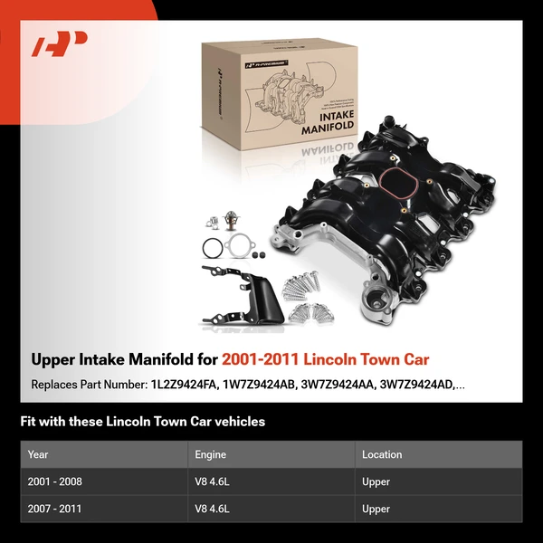 Upper Intake Manifold for 2001-2011 Lincoln Town Car