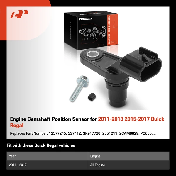 Engine Camshaft Position Sensor for 2011-2013 2015-2017 Buick Regal