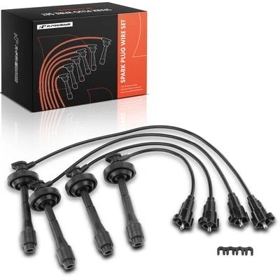 4 Pcs Spark Plug Wire Set for Chevrolet Prizm 1998-1999 L4 1.8L Petrol