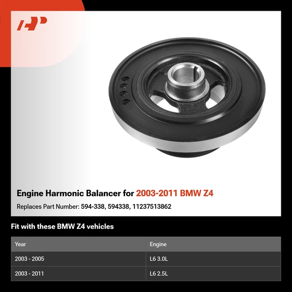 Engine Harmonic Balancer for 2003-2011 BMW Z4