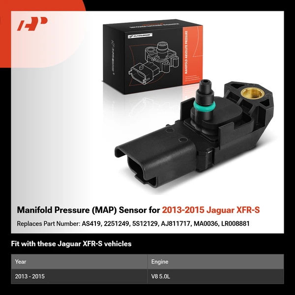 Manifold Pressure (MAP) Sensor for 2013-2015 Jaguar XFR-S