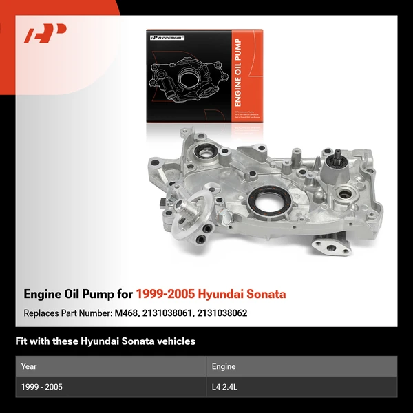Engine Oil Pump for 1999-2005 Hyundai Sonata