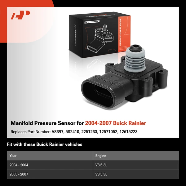 Manifold Pressure Sensor for 2004-2007 Buick Rainier