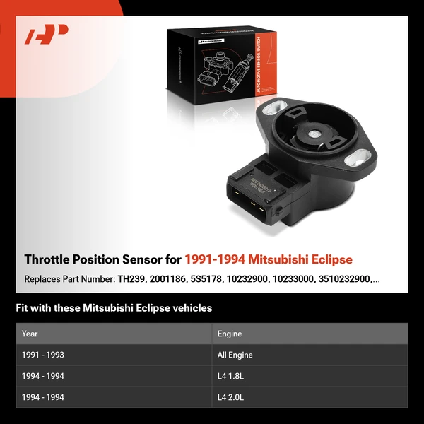 Throttle Position Sensor for 1991-1994 Mitsubishi Eclipse